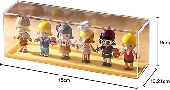 Amazon.co.jp: PFLife フィギュアケース 360°透明 30cm*7.8cm